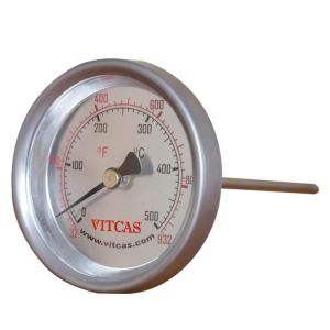 Pizzauunin anturilämpömittari 0–500 °C
