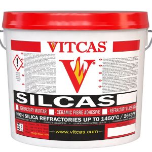 Silcas M valkoinen tulenkestävä laasti 1430 °C