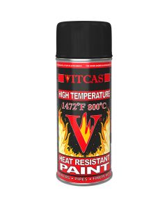 Kuumankest&auml;v&auml; spraymaali - musta 800 &deg;C